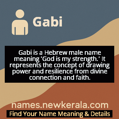 Gabi Name Meaning and Origin
