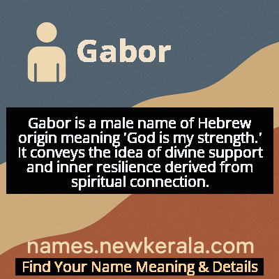 Gabor Name Meaning and Origin