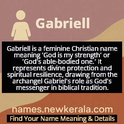 Gabriell Name Meaning and Origin