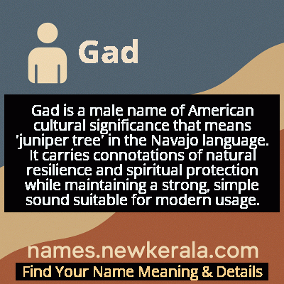 Gad Name Meaning and Origin