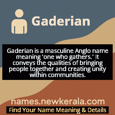 Gaderian Name Meaning and Origin