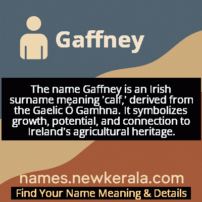 Gaffney Name Meaning and Origin