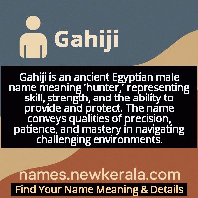 Gahiji Name Meaning and Origin