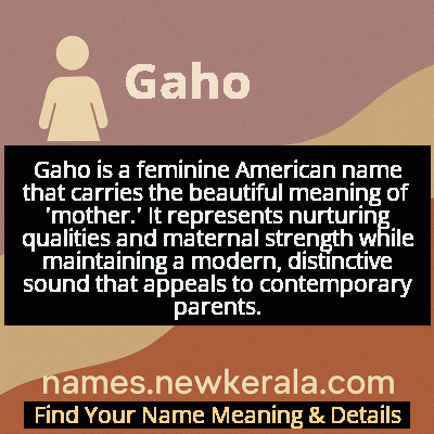 Gaho Name Meaning and Origin