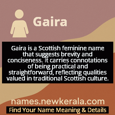 Gaira Name Meaning and Origin