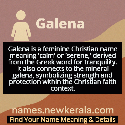 Galena Name Meaning and Origin