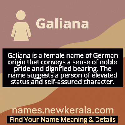 Galiana Name Meaning and Origin