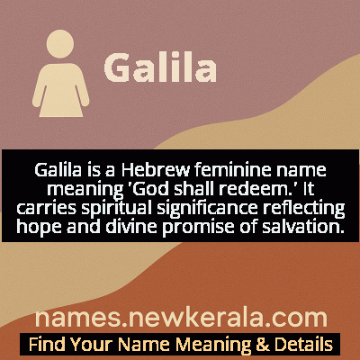 Galila Name Meaning and Origin