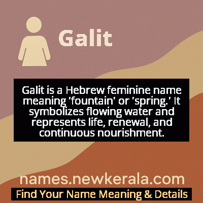 Galit Name Meaning and Origin