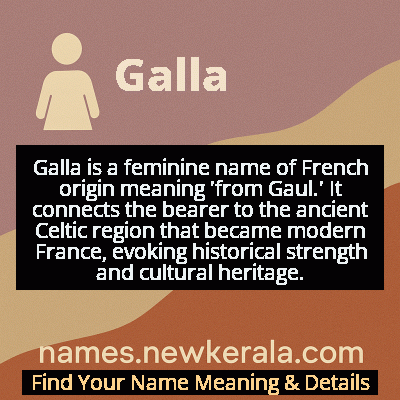 Galla Name Meaning and Origin