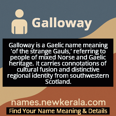Galloway Name Meaning and Origin