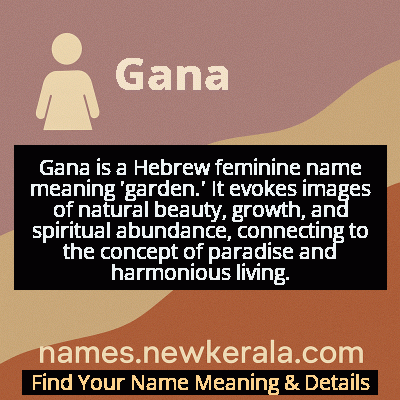 Gana Name Meaning and Origin