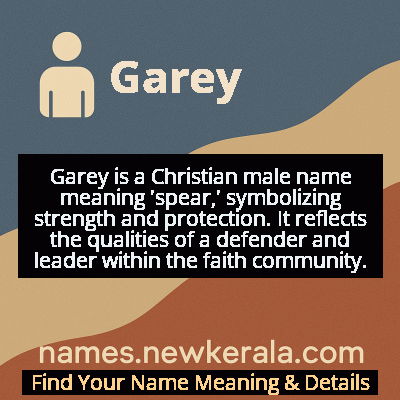 Garey Name Meaning and Origin