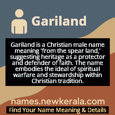 Gariland Name Meaning and Origin