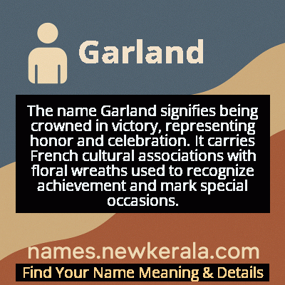 Garland Name Meaning and Origin