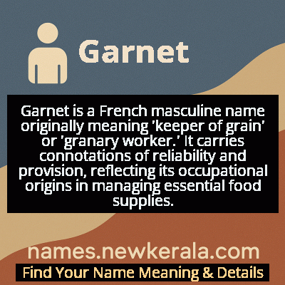 Garnet Name Meaning and Origin