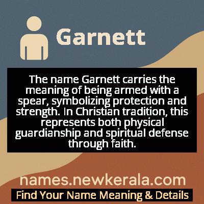 Garnett Name Meaning and Origin