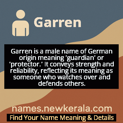Garren Name Meaning and Origin