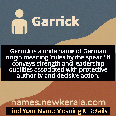Garrick Name Meaning and Origin