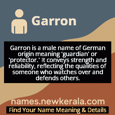 Garron Name Meaning and Origin