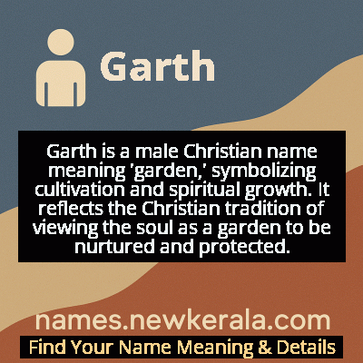 Garth Name Meaning and Origin