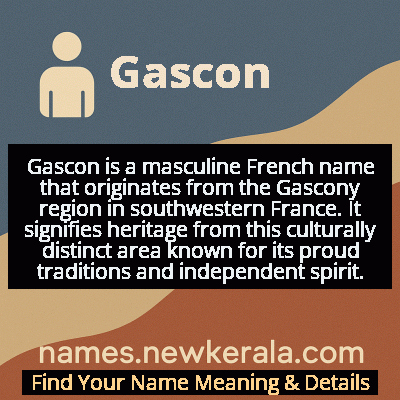 Gascon Name Meaning and Origin