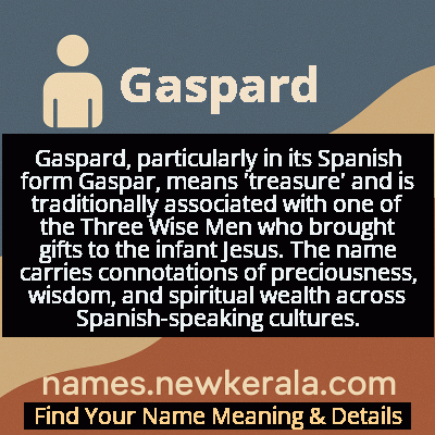 Gaspard Name Meaning and Origin
