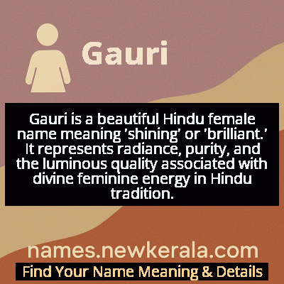 Gauri Name Meaning and Origin