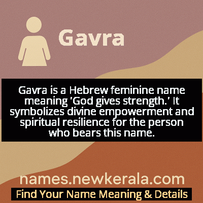 Gavra Name Meaning and Origin