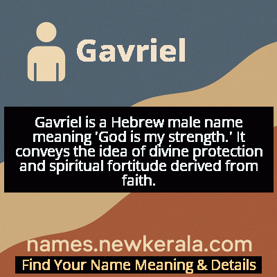 Gavriel Name Meaning and Origin