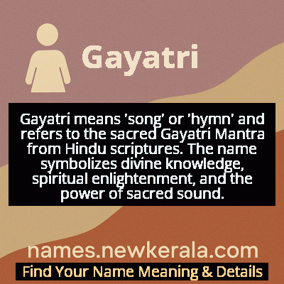 Gayatri Name Meaning and Origin
