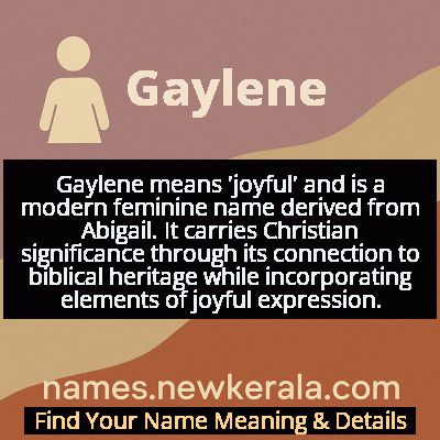 Gaylene Name Meaning and Origin