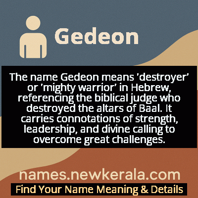 Gedeon Name Meaning and Origin