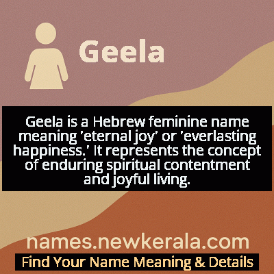 Geela Name Meaning and Origin