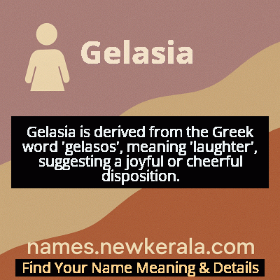Gelasia Name Meaning and Origin