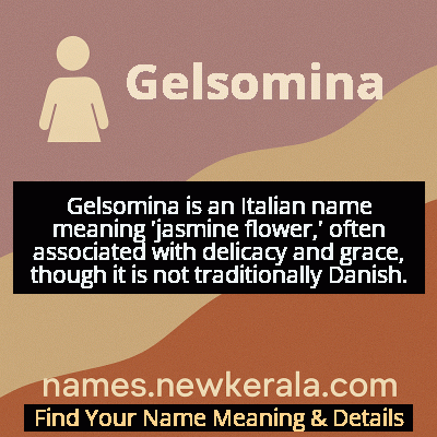 Gelsomina Name Meaning and Origin