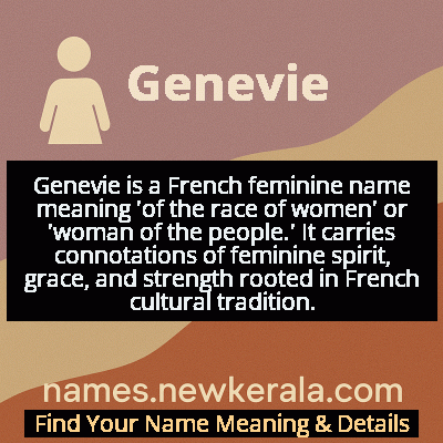 Genevie Name Meaning and Origin