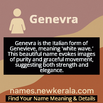 Genevra Name Meaning and Origin