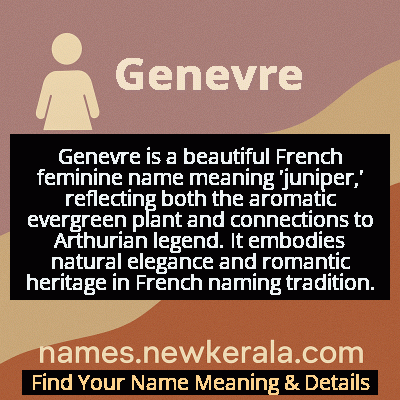 Genevre Name Meaning and Origin