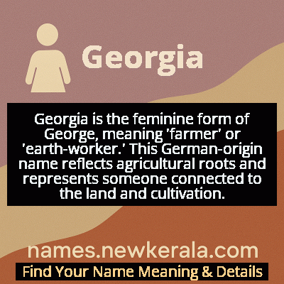 Georgia Name Meaning and Origin