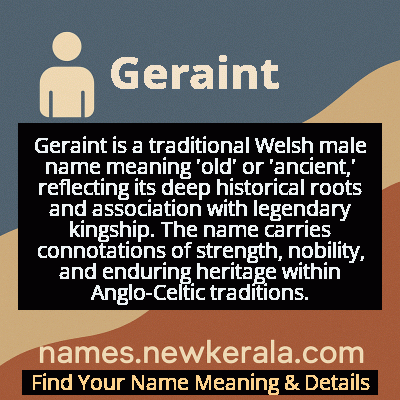 Geraint Name Meaning and Origin