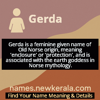 Gerda Name Meaning and Origin
