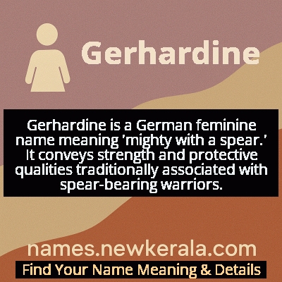 Gerhardine Name Meaning and Origin