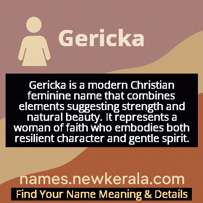 Gericka Name Meaning and Origin