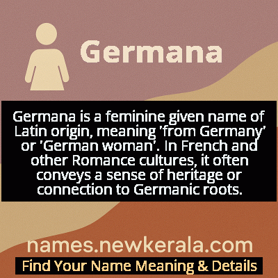 Germana Name Meaning and Origin