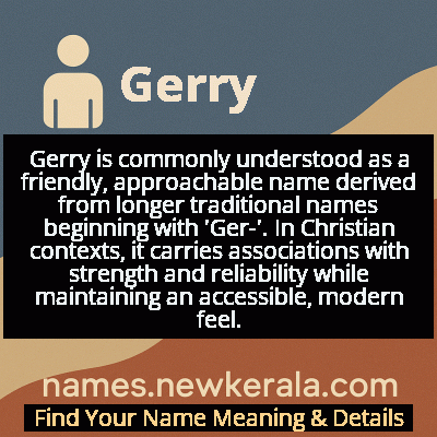 Gerry Name Meaning and Origin