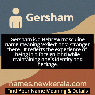 Gersham Name Meaning and Origin