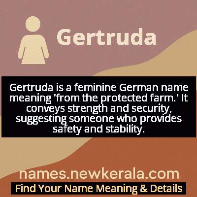 Gertruda Name Meaning and Origin