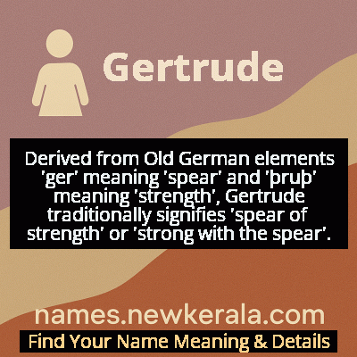 Gertrude Name Meaning and Origin