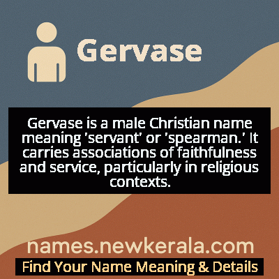 Gervase Name Meaning and Origin